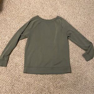 green crewneck